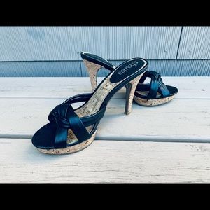 Charles by CHARLES DAVID gently worn black heels size 7.5